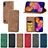 Leather Case Stands Flip Cover Holder S04D for Samsung Galaxy A10