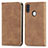 Leather Case Stands Flip Cover Holder S04D for Samsung Galaxy A11