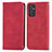 Leather Case Stands Flip Cover Holder S04D for Samsung Galaxy A15 4G Red