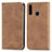 Leather Case Stands Flip Cover Holder S04D for Samsung Galaxy A20s