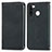 Leather Case Stands Flip Cover Holder S04D for Samsung Galaxy A21 European Black