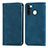 Leather Case Stands Flip Cover Holder S04D for Samsung Galaxy A21 European Blue