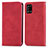 Leather Case Stands Flip Cover Holder S04D for Samsung Galaxy A31 Red