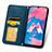 Leather Case Stands Flip Cover Holder S04D for Samsung Galaxy A40s