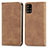 Leather Case Stands Flip Cover Holder S04D for Samsung Galaxy A51 4G