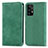 Leather Case Stands Flip Cover Holder S04D for Samsung Galaxy A52 4G Green