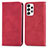 Leather Case Stands Flip Cover Holder S04D for Samsung Galaxy A53 5G Red