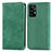 Leather Case Stands Flip Cover Holder S04D for Samsung Galaxy A72 4G Green