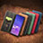 Leather Case Stands Flip Cover Holder S04D for Samsung Galaxy A91