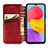 Leather Case Stands Flip Cover Holder S04D for Samsung Galaxy F13 4G