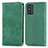 Leather Case Stands Flip Cover Holder S04D for Samsung Galaxy F52 5G Green