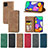 Leather Case Stands Flip Cover Holder S04D for Samsung Galaxy F62 5G