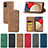 Leather Case Stands Flip Cover Holder S04D for Samsung Galaxy M02s