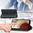 Leather Case Stands Flip Cover Holder S04D for Samsung Galaxy M12