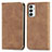 Leather Case Stands Flip Cover Holder S04D for Samsung Galaxy M23 5G