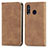 Leather Case Stands Flip Cover Holder S04D for Samsung Galaxy M40