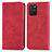 Leather Case Stands Flip Cover Holder S04D for Samsung Galaxy M80S Red
