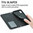 Leather Case Stands Flip Cover Holder S04D for Samsung Galaxy Note 10 5G