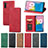 Leather Case Stands Flip Cover Holder S04D for Samsung Galaxy Note 10 5G