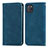 Leather Case Stands Flip Cover Holder S04D for Samsung Galaxy Note 10 Lite Blue