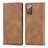 Leather Case Stands Flip Cover Holder S04D for Samsung Galaxy Note 20 5G