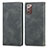 Leather Case Stands Flip Cover Holder S04D for Samsung Galaxy Note 20 5G Gray