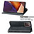 Leather Case Stands Flip Cover Holder S04D for Samsung Galaxy Note 20 Ultra 5G