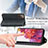 Leather Case Stands Flip Cover Holder S04D for Samsung Galaxy S20 FE (2022) 5G