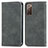 Leather Case Stands Flip Cover Holder S04D for Samsung Galaxy S20 FE (2022) 5G