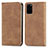 Leather Case Stands Flip Cover Holder S04D for Samsung Galaxy S20 Plus 5G