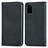 Leather Case Stands Flip Cover Holder S04D for Samsung Galaxy S20 Plus 5G Black