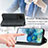 Leather Case Stands Flip Cover Holder S04D for Samsung Galaxy S20 Ultra