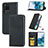 Leather Case Stands Flip Cover Holder S04D for Samsung Galaxy S20 Ultra 5G