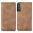 Leather Case Stands Flip Cover Holder S04D for Samsung Galaxy S21 FE 5G