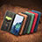 Leather Case Stands Flip Cover Holder S04D for Samsung Galaxy S21 FE 5G