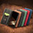 Leather Case Stands Flip Cover Holder S04D for Samsung Galaxy S24 Plus 5G