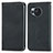 Leather Case Stands Flip Cover Holder S04D for Sharp Aquos R8s Black