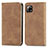 Leather Case Stands Flip Cover Holder S04D for Sharp Aquos Sense6