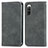 Leather Case Stands Flip Cover Holder S04D for Sony Xperia 10 IV