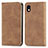Leather Case Stands Flip Cover Holder S04D for Sony Xperia Ace III SO-53C