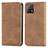 Leather Case Stands Flip Cover Holder S04D for Vivo iQOO U3x 5G