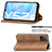 Leather Case Stands Flip Cover Holder S04D for Vivo iQOO U3x 5G