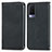 Leather Case Stands Flip Cover Holder S04D for Vivo V21e 5G