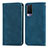 Leather Case Stands Flip Cover Holder S04D for Vivo V21e 5G