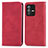 Leather Case Stands Flip Cover Holder S04D for Vivo V23 5G Red