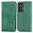 Leather Case Stands Flip Cover Holder S04D for Vivo X70 5G Green