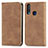 Leather Case Stands Flip Cover Holder S04D for Vivo Y11