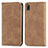 Leather Case Stands Flip Cover Holder S04D for Wiko Jerry 4