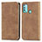 Leather Case Stands Flip Cover Holder S04D for Wiko Power U30