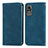 Leather Case Stands Flip Cover Holder S04D for Xiaomi Civi 1S 5G Blue